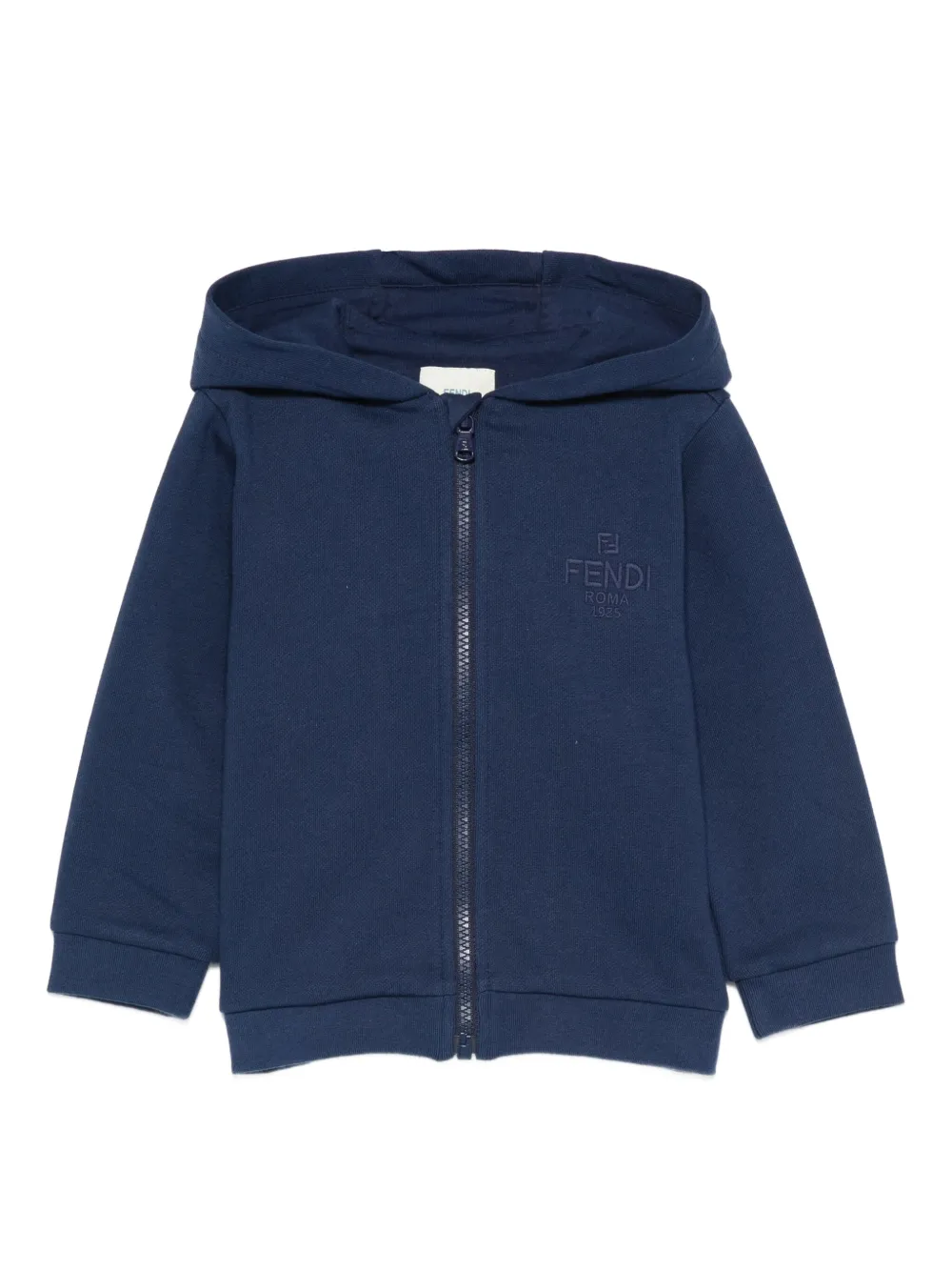 

Худи с вышитым логотипом FENDI KIDS, синий