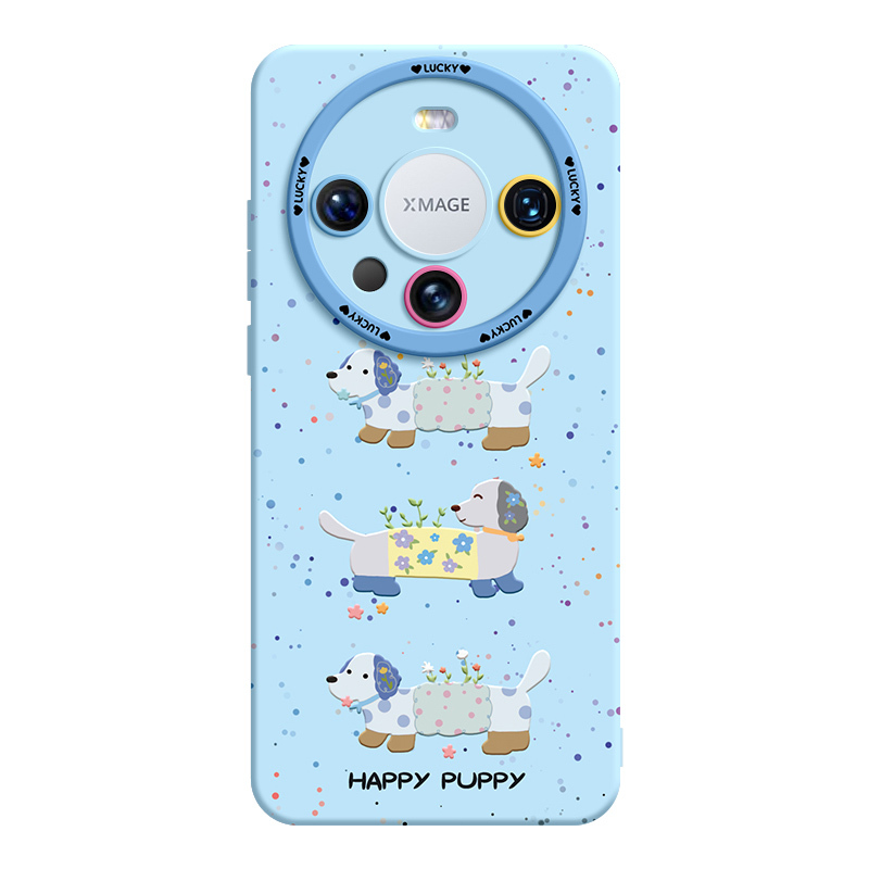 

Super Mouse Чехол для телефона, Flowers puppy white