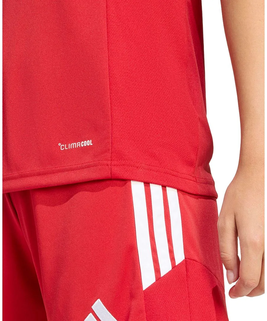 Женская футболка Tiro 26 League Soccer Adidas, team power красный 2/белый — фото 4