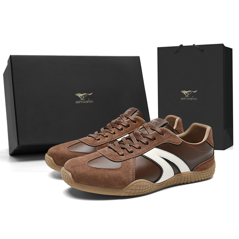 

Низкие повседневные туфли мужские SEPTWOLVES, Brown (Standard Leather Shoe Size)