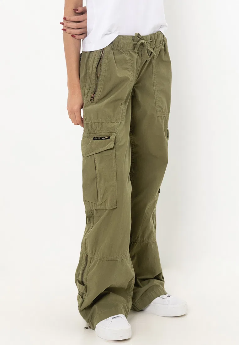 Брюки карго, широкие, эластичные, винтажные Superdry