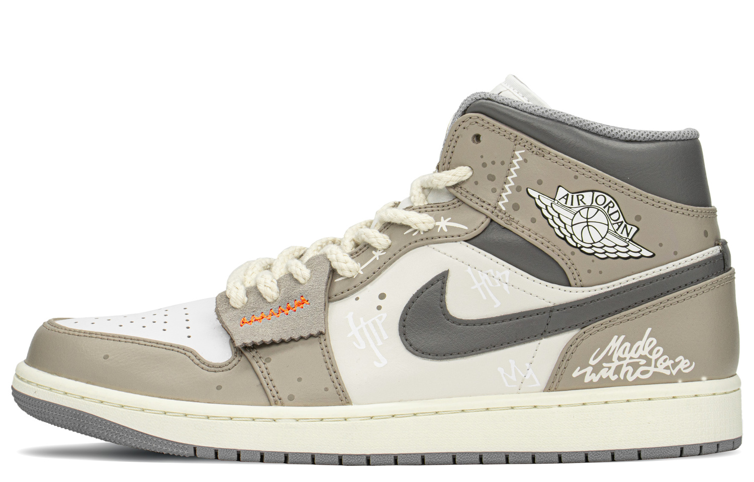 

Кроссовки Vintage Jordan Air Jordan 1, хаки