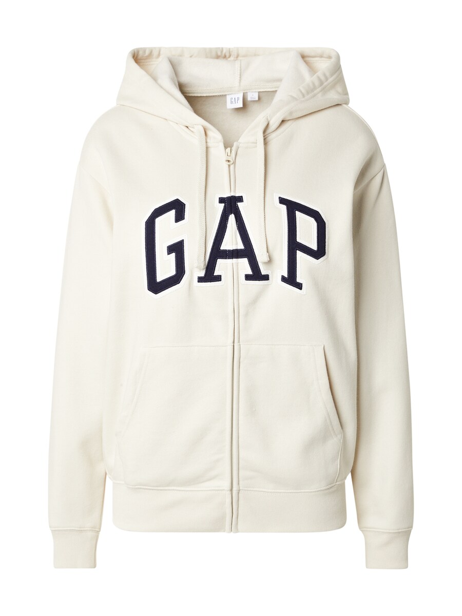 

Толстовка с капюшоном на молнии GAP HERITAGE, бежевый