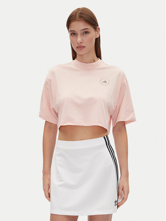 

Футболка оверсайз Stella McCartney JJ0081 Adidas By Stella Mccartney, розовый