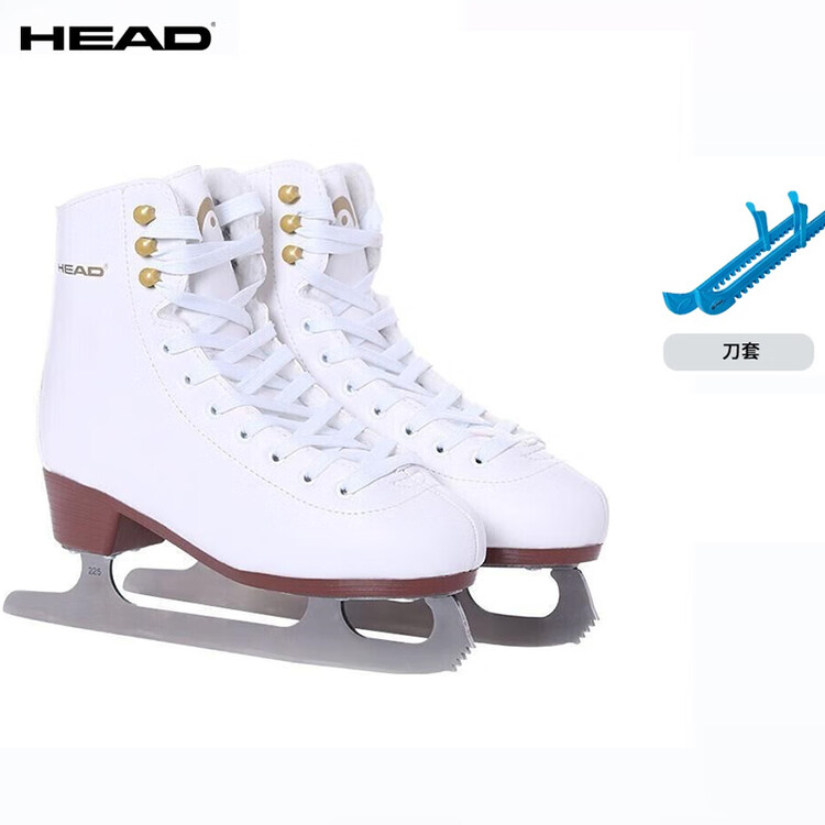 

HEAD Коньки для фигурного катания f200 white fleece-lined, предварительно заточенные лезвия, размер 42