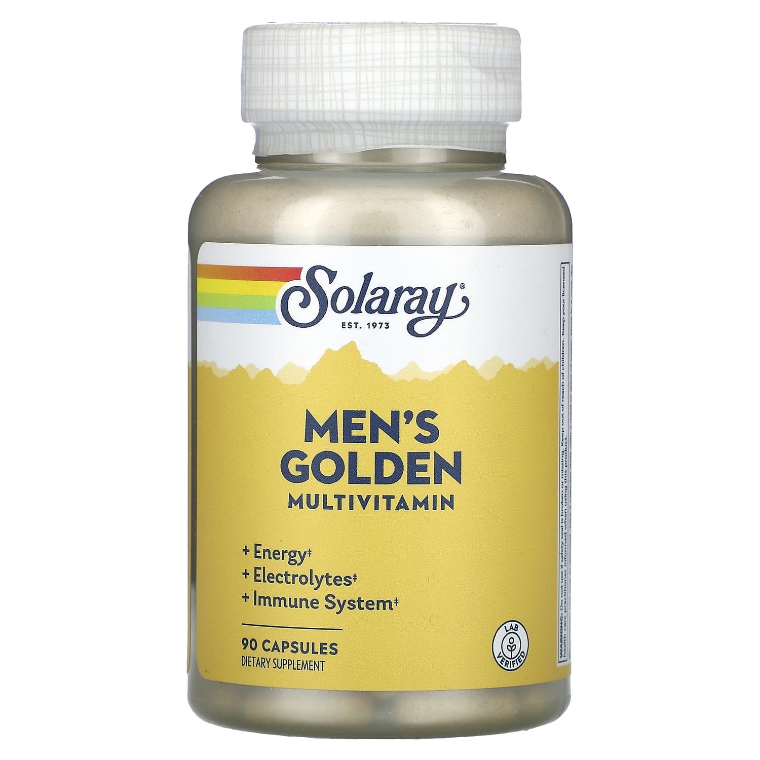 

Solaray Men's Golden Multi-Vita-Min 90 капсул