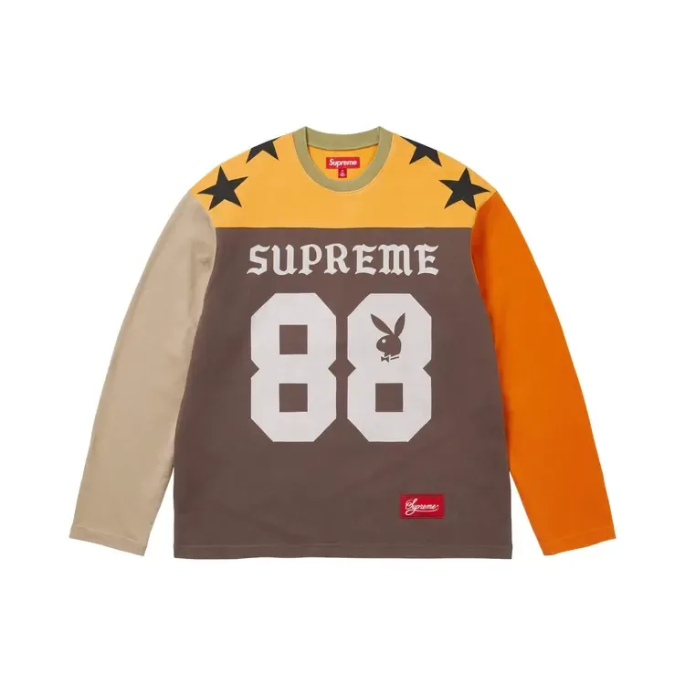 Футболка с длинными рукавами Supreme x Playboy, разноцветная