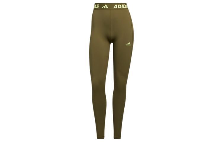 

Спортивные брюки женские зеленые Adidas