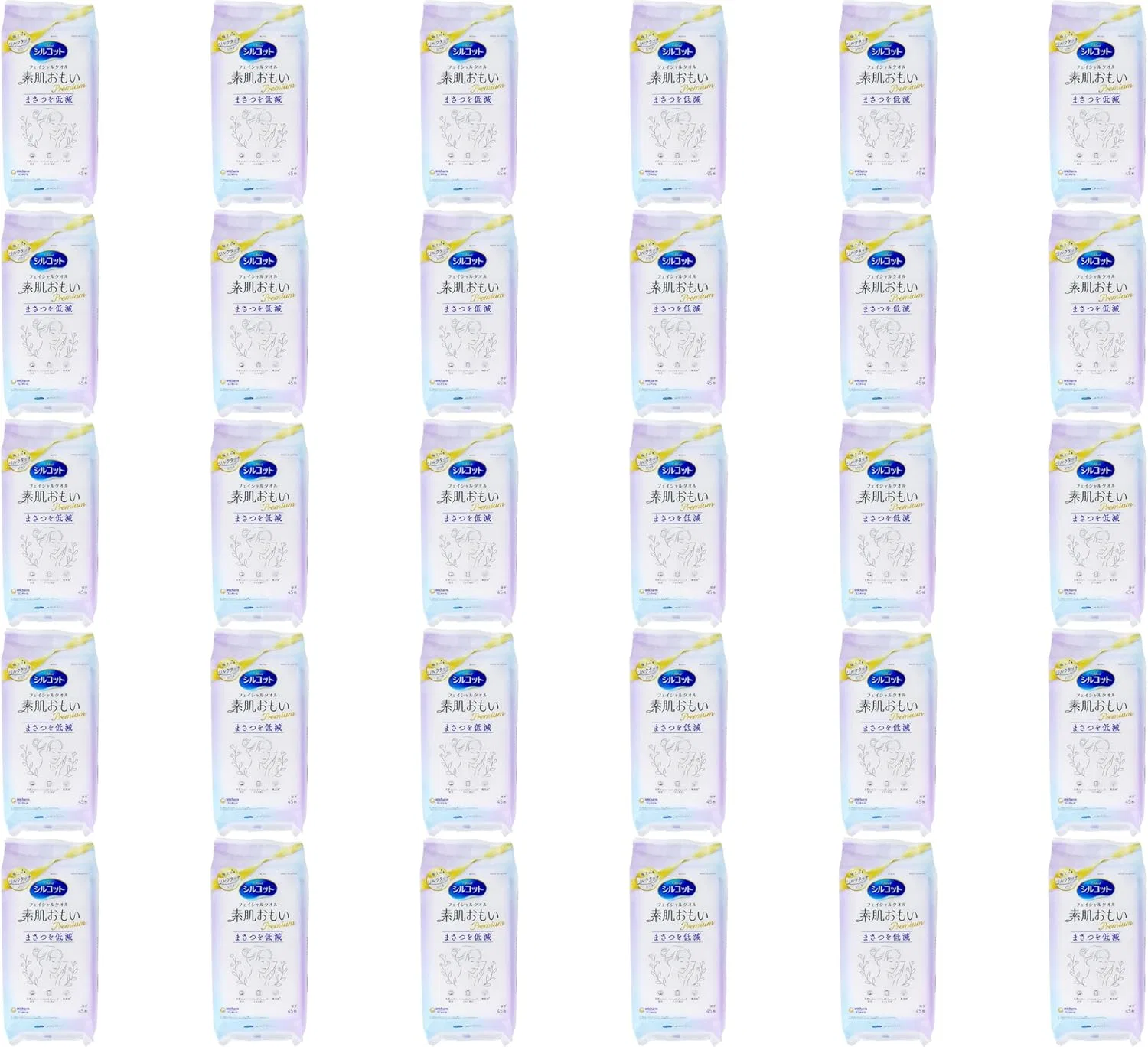 Средство для снятия макияжа — Салфетки для лица Silcott Bare Skin Premium, , одноразовые, для снятия макияжа