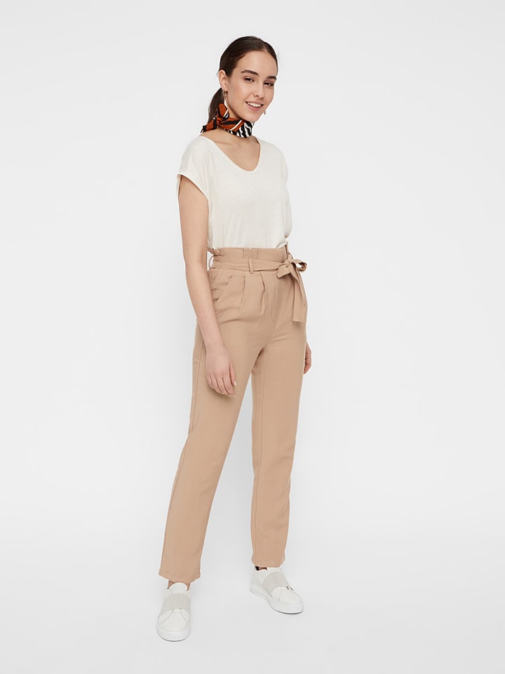 

Футболка Pieces Shirt Billo, цвет Creme/Gold
