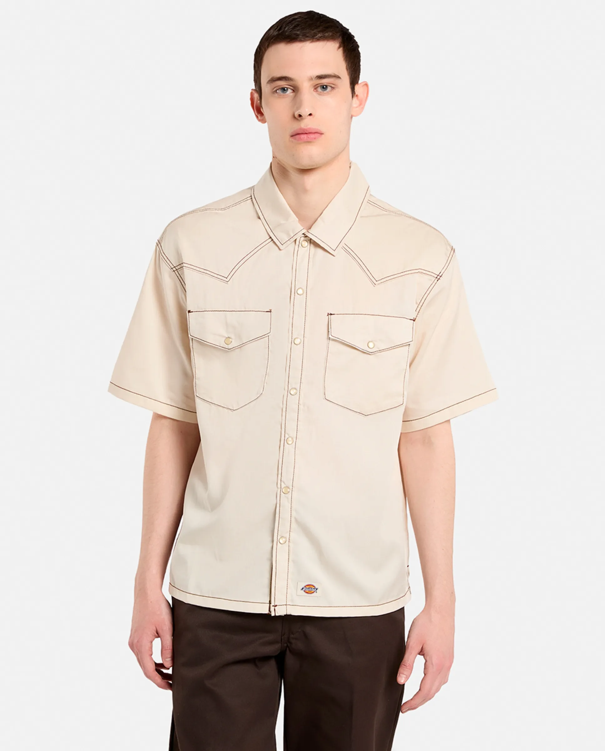 

Мужская рубашка с коротким рукавом Dickies, белый