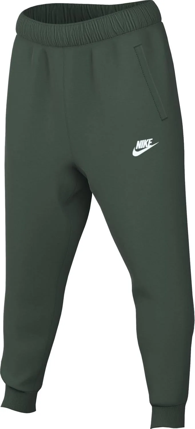 Мужские спортивные брюки Nike Sportswear Club из флиса с зауженными штанинами, белый