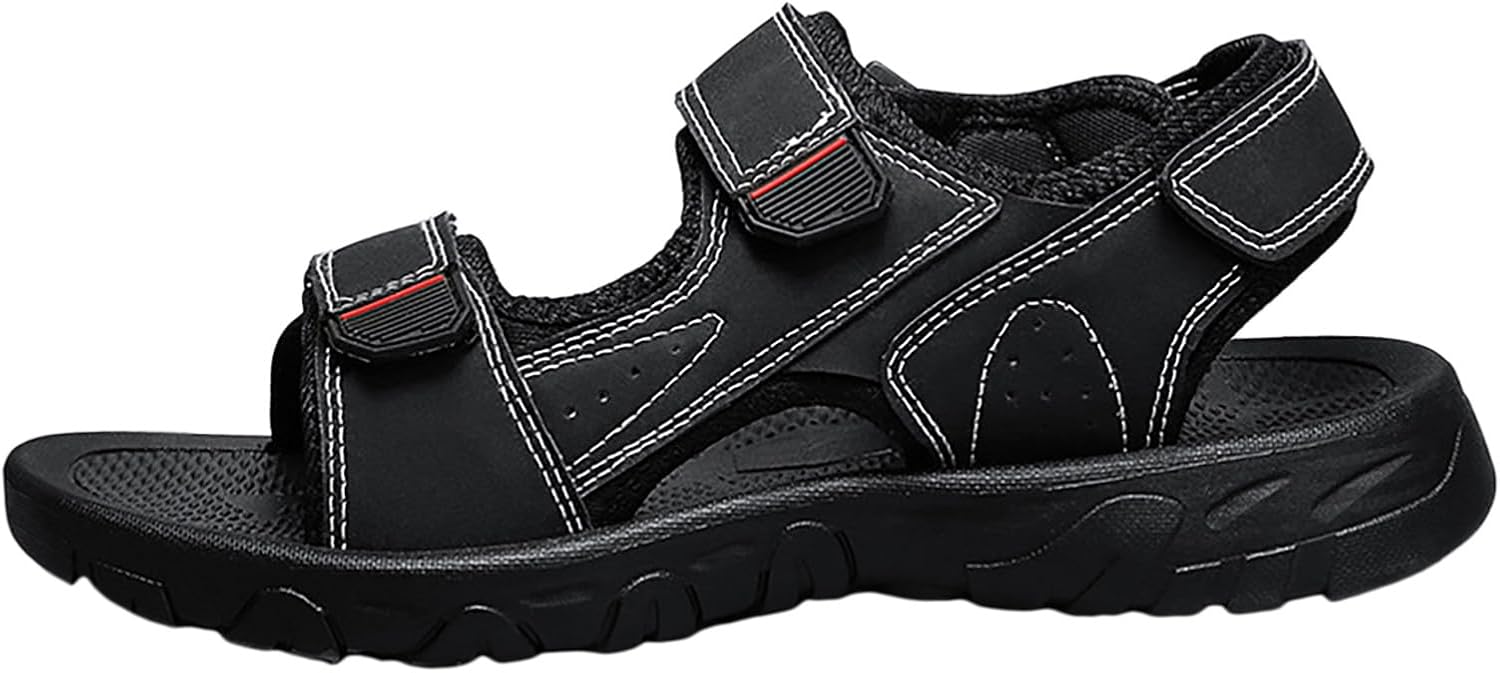 

Спортивные сандалии IWIHMIV для мужчин Летние легкие прогулочные сандалии Мужские спортивные сандалии, черный