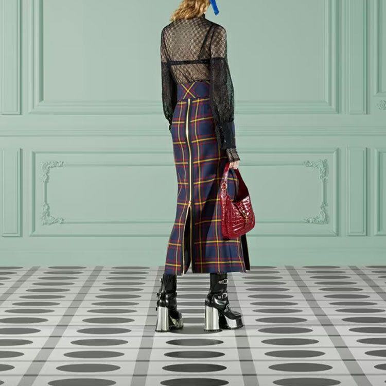 Рубашка женская черная Gucci — фото 3