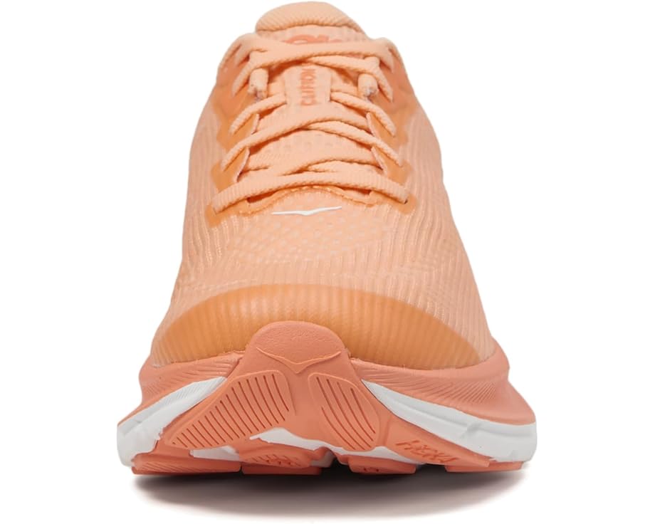 Кроссовки Hoka Kids Clifton 9, цвет Cantaloupe/White — фото 3
