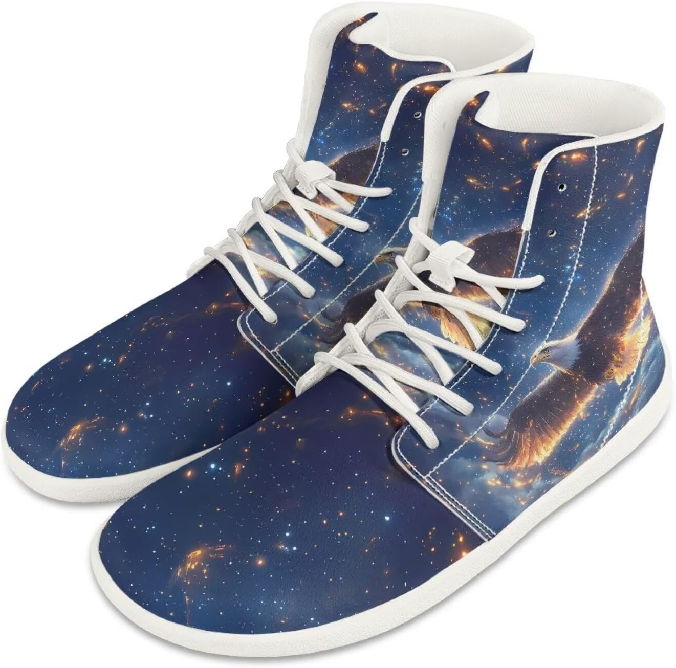 

Мужские кроссовки для хайкинга с принтом «Огненная машина», спортивная обувь для улицы, треккинга и бега по тропам, белая подошва Pugasmiru