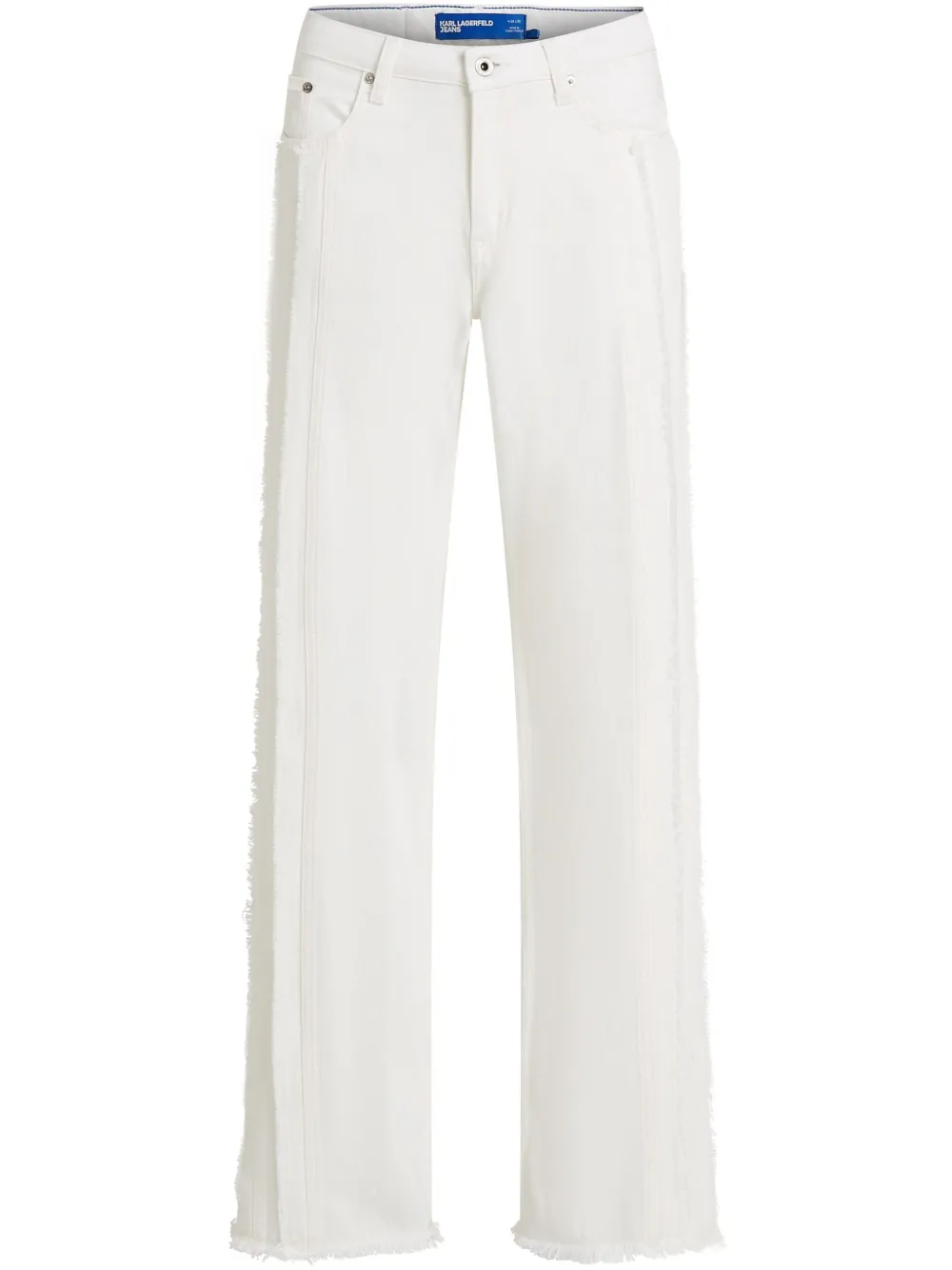 

Джинсы со швами Karl Lagerfeld Jeans, белый