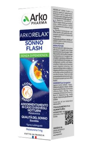 

Arkopharma Arkorelax Sleep Flash 20 мл сублингвальный спрей с немедленным эффектом