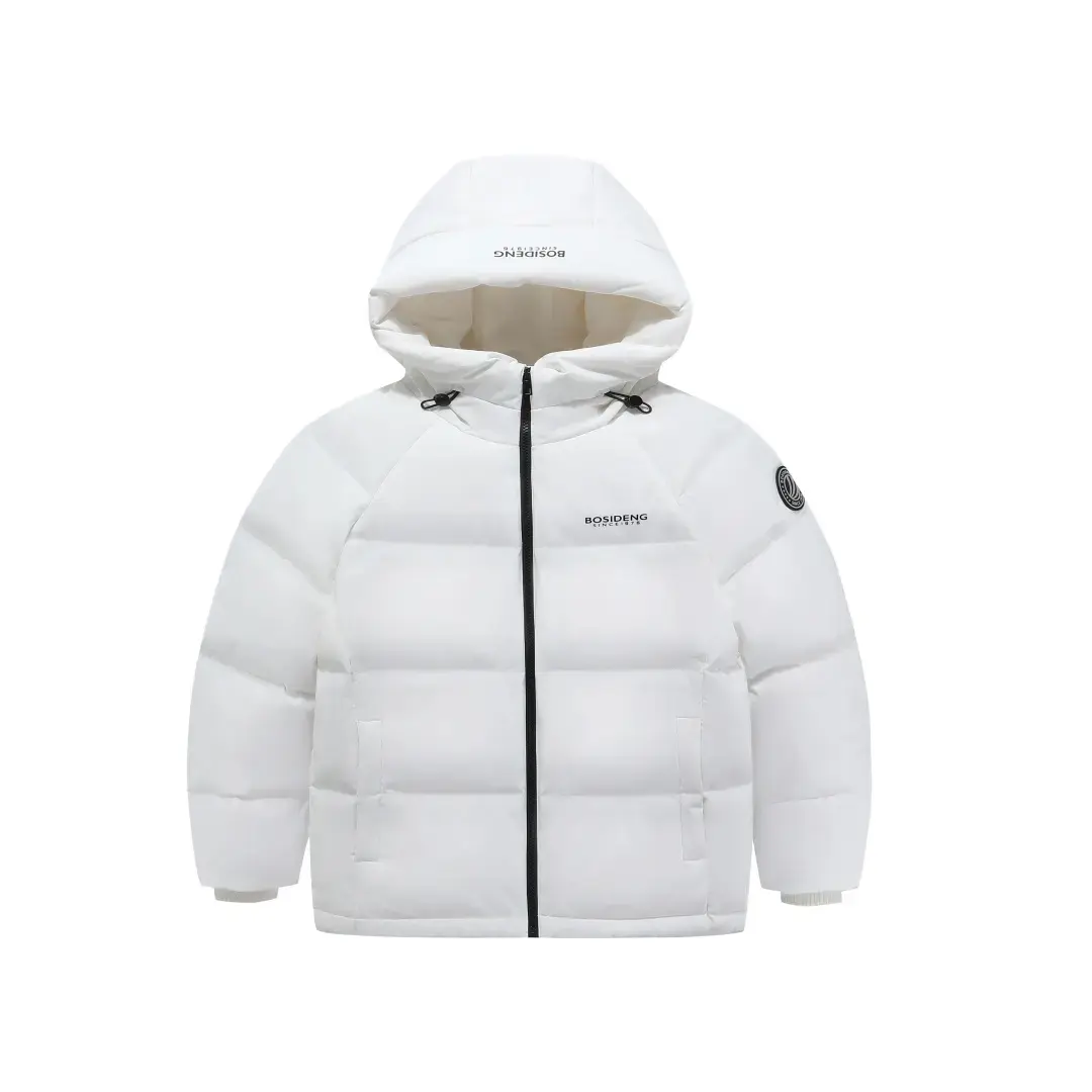 

BOSIDENG Модная спортивная зимняя пуховик, Brown White 8003