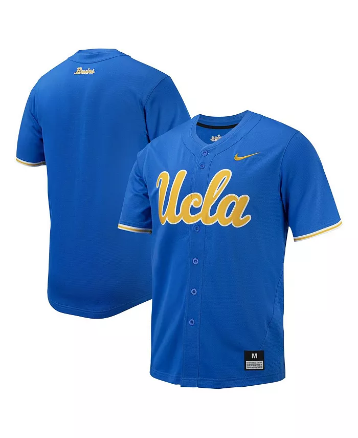 

Мужская бейсбольная джерси UCLA Bruins с полной застежкой на пуговицы (реплика) Nike, синий