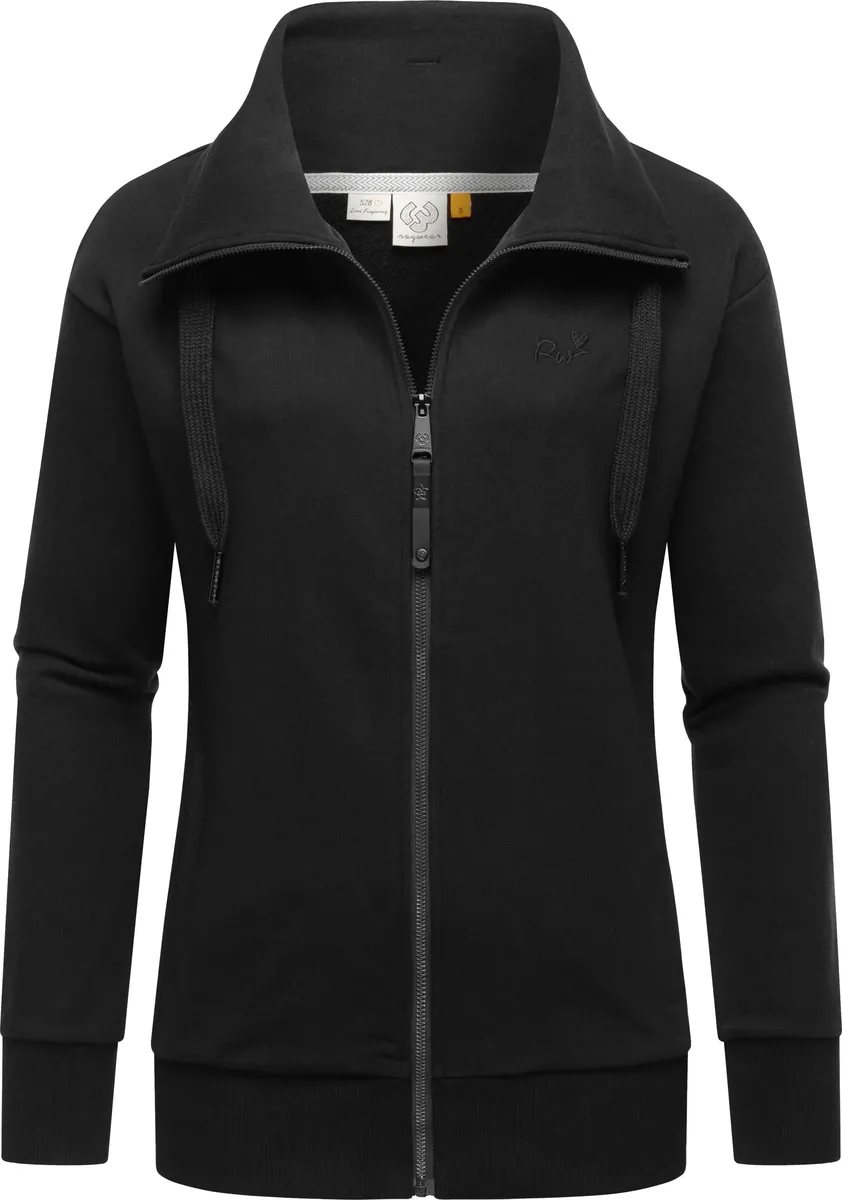 

Толстовка Ragwear "Shocky", спортивная женская толстовка на молнии со шнурками, черный