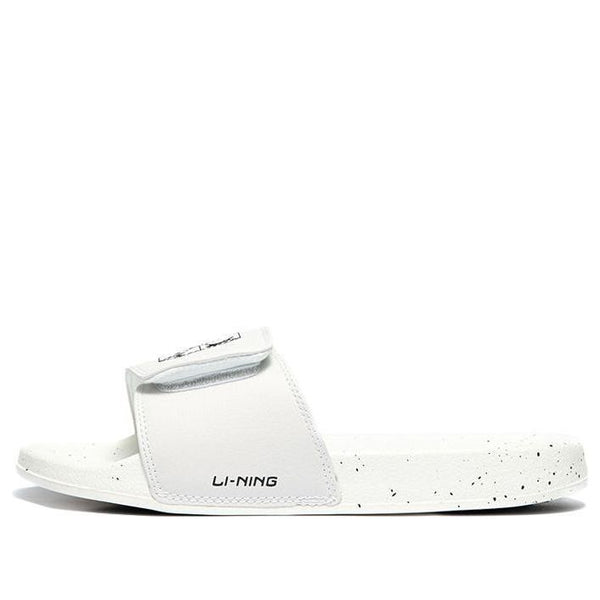 Тапочки спортивные слайдеры Li-Ning, белый