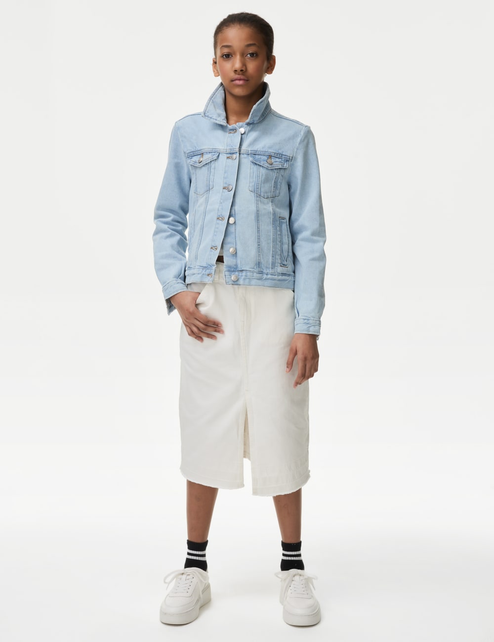 

Джинсовая куртка Marks & Spencer, цвет Denim