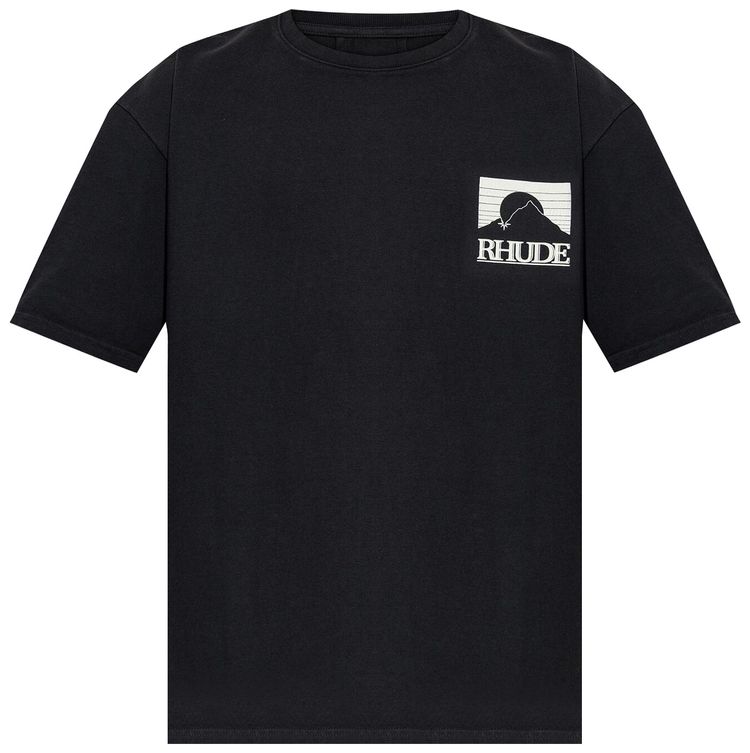 

Футболка Rhude Moonlight Pack, черная, Черный, Футболка Rhude Moonlight Pack, черная