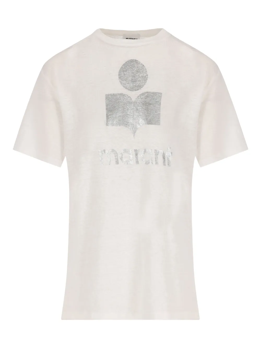 

Хлопковая футболка Zewel ISABEL MARANT, белый
