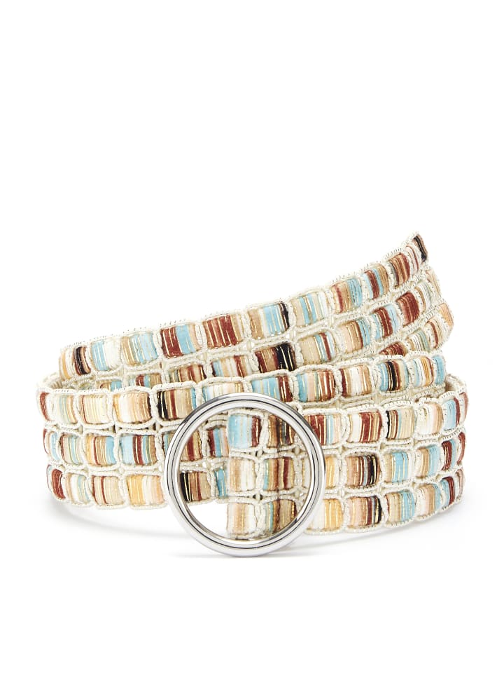 

Ремень LASCANA Hüftgürtel, цвет beige-blau