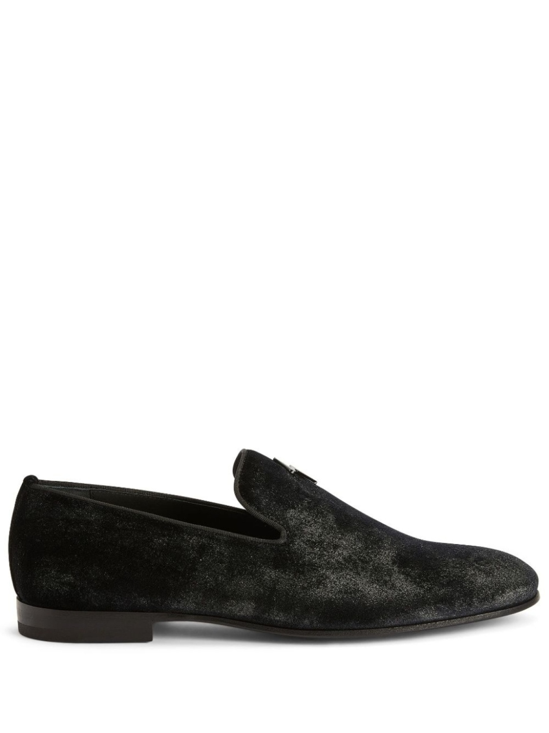 

Giuseppe Zanotti бархатные лоферы, черный