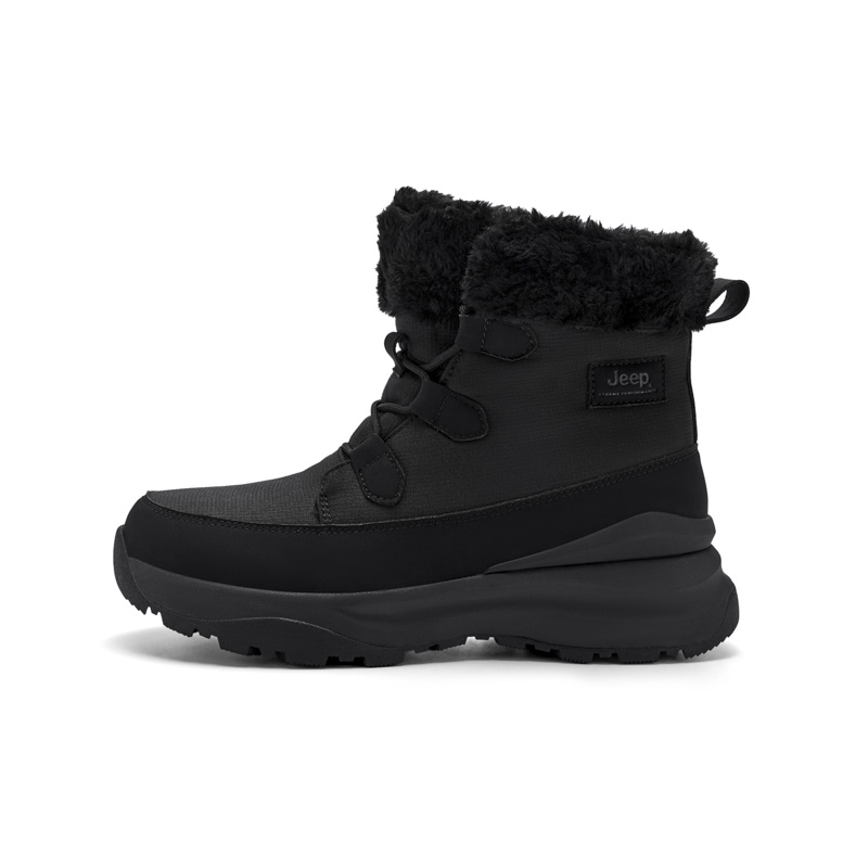 

Jeep Утепленные противоскользящие зимние ботинки Outdoor Unisex Classic Black