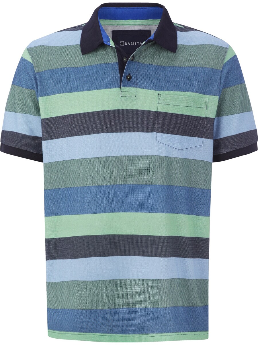 

Рубашка BABISTA Tavella, цвет marine blue/Royal blue/Light blue/Light green
