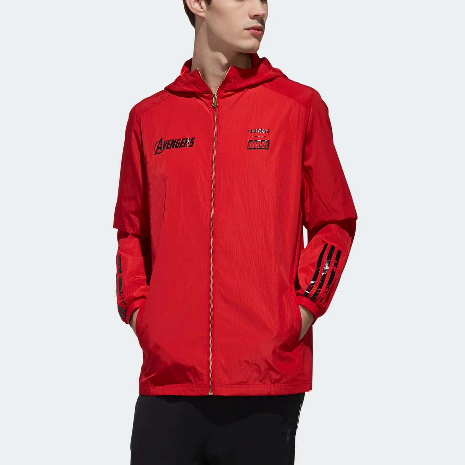 Adidas Neo Куртка Marvel Jackets & Coats Men's Red — фото 3