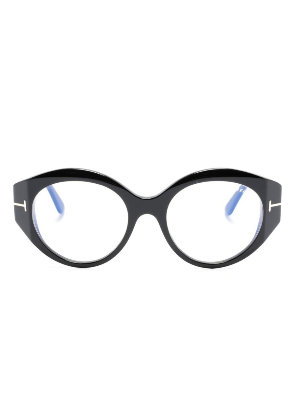 

TOM FORD Eyewear очки в круглой оправе, черный