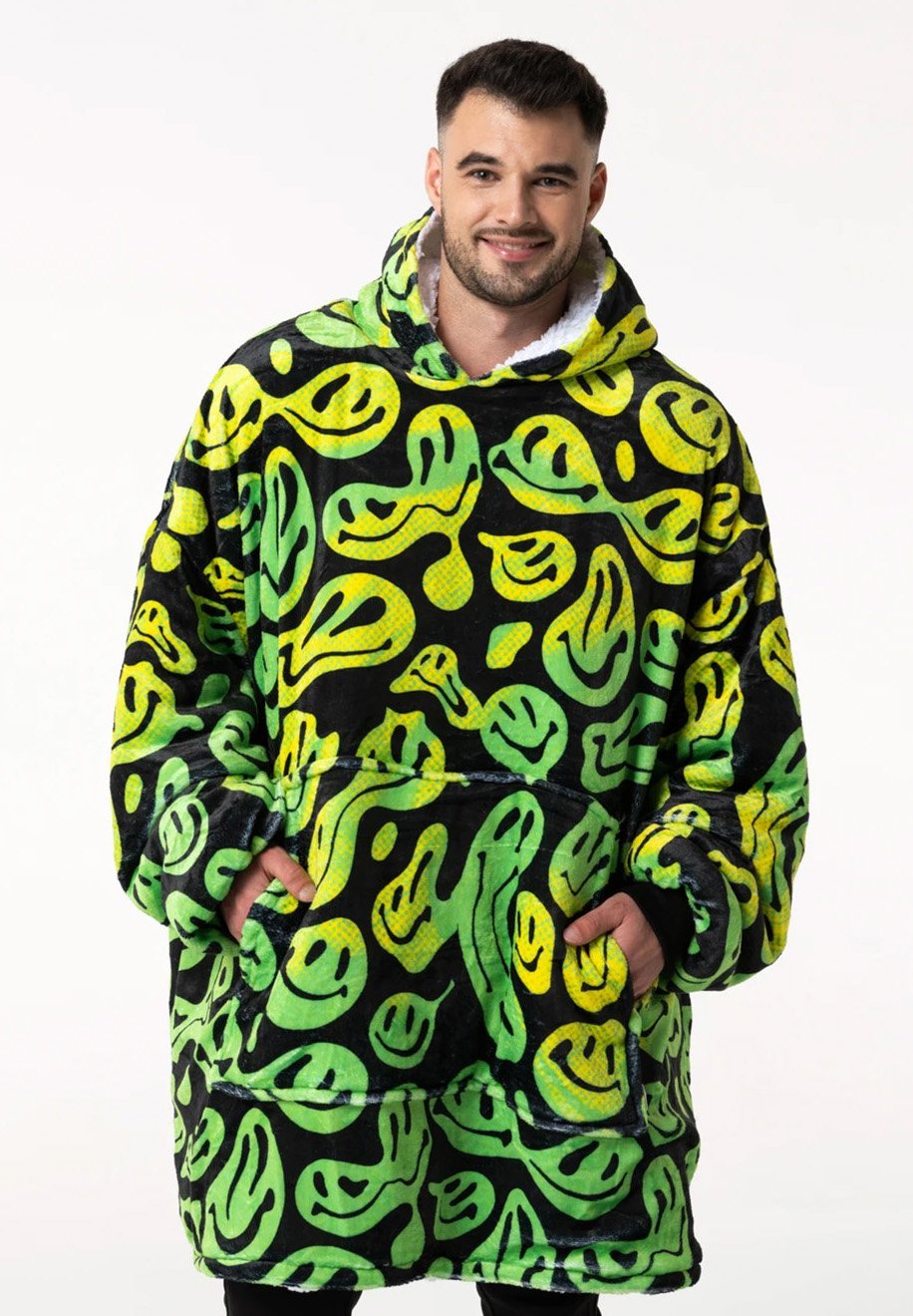 

Толстовка BLANKET SMILEYS Mr. GUGU & Miss GO, зеленый