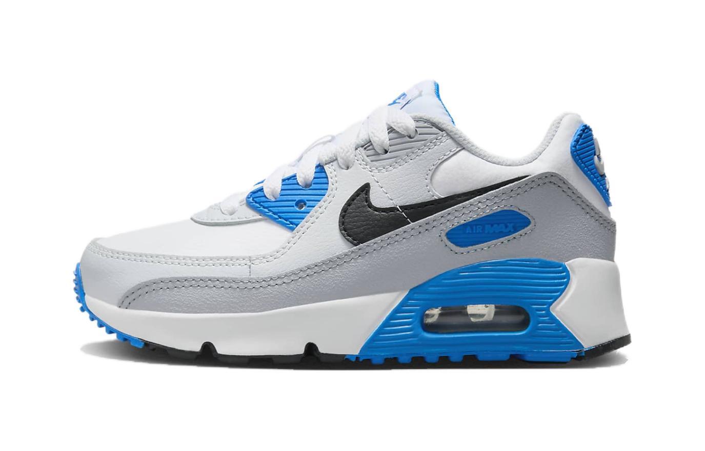 

Кроссовки Nike Air Max 90 LTR PS, белый/синий/серый