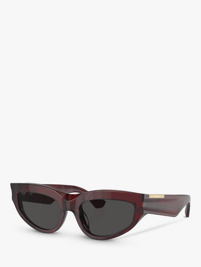 

Женские солнцезащитные очки Cat's Eye BE4425U Burberry, Check Red/Black
