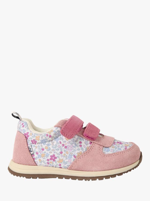 

Детские кроссовки Ditsy с цветными блоками и липучками JoJo Maman Bébé, Pink/Multi