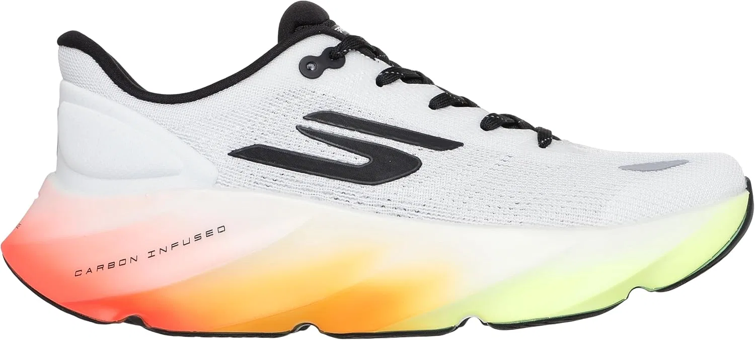 Мужские кроссовки Skechers Go Run Max Road 7 Performance:, 2-White Black Multi — фото 4