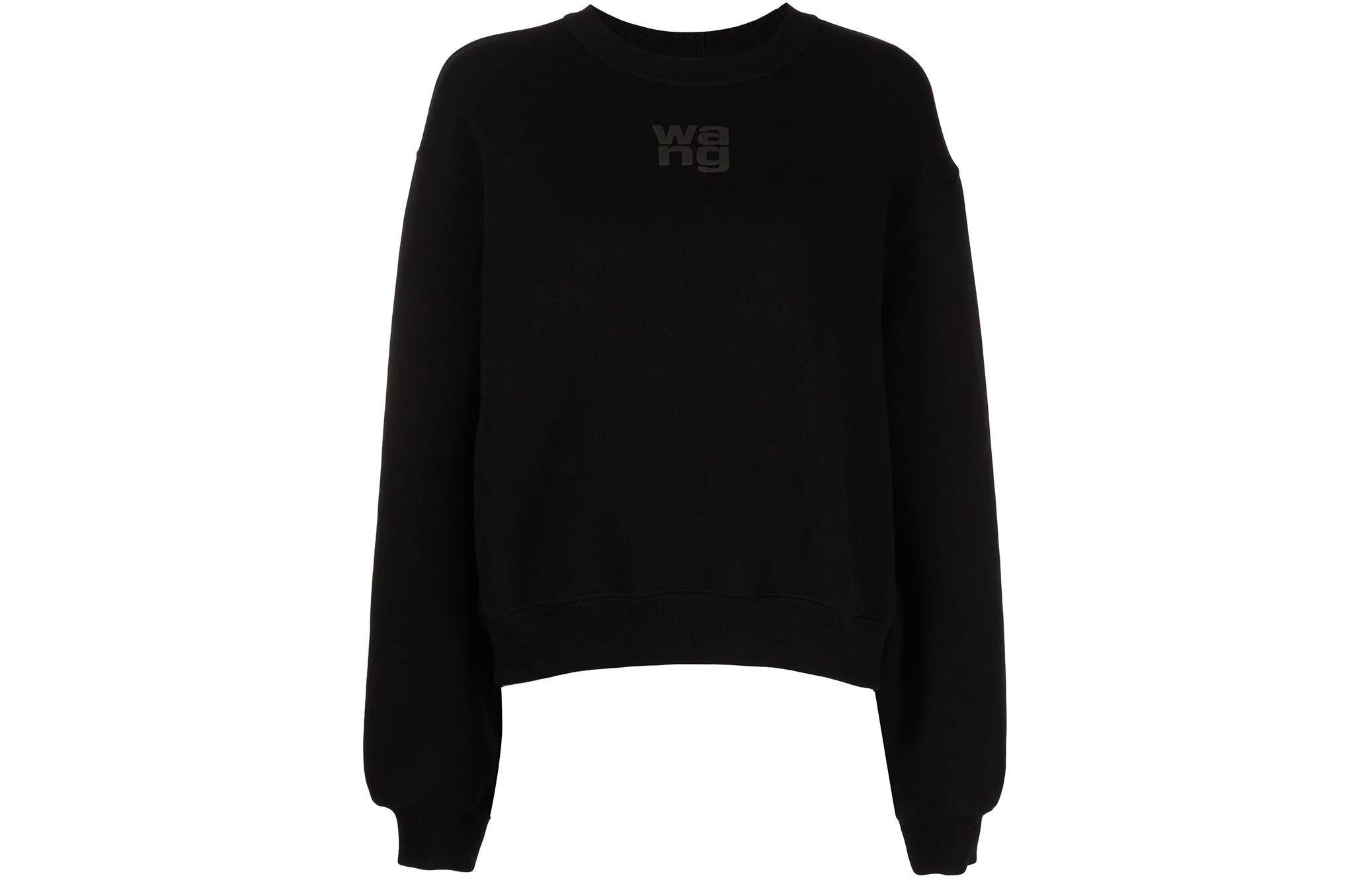 

Футболка с принтом логотипа Alexander Wang, черный