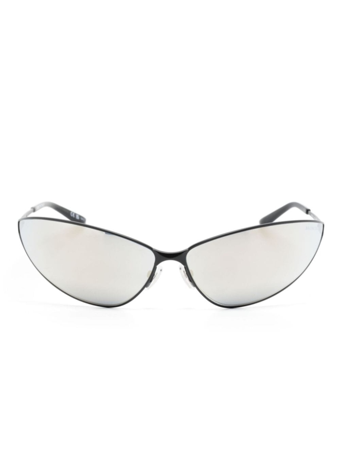 

Balenciaga Eyewear солнцезащитные очки в массивной оправе, коричневый