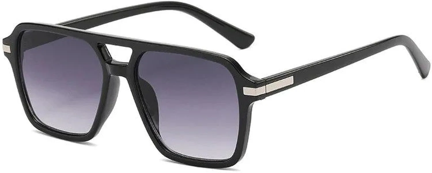 

Модные солнцезащитные очки для женщин и мужчин в стиле ретро с леопардовым принтом, увеличенного размера, с градиентными линзами, для вождения TVTBBVV, Black Gradient