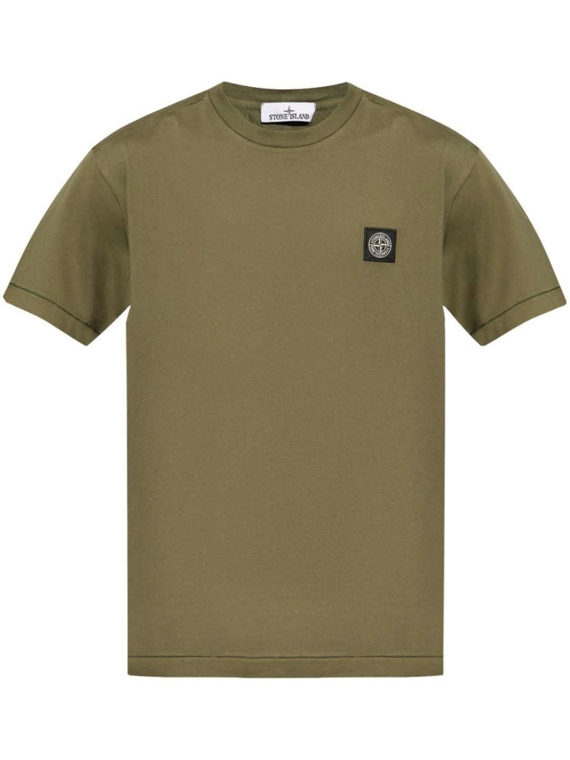 Stone Island футболка из хлопка с аппликацией «Компас», зеленый