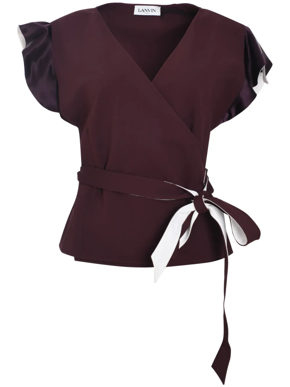 

Блузка с запахом Lanvin, красный