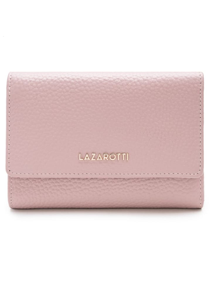 

Кошелек Lazarotti Bologna Leather Leder 14 cm, розовый