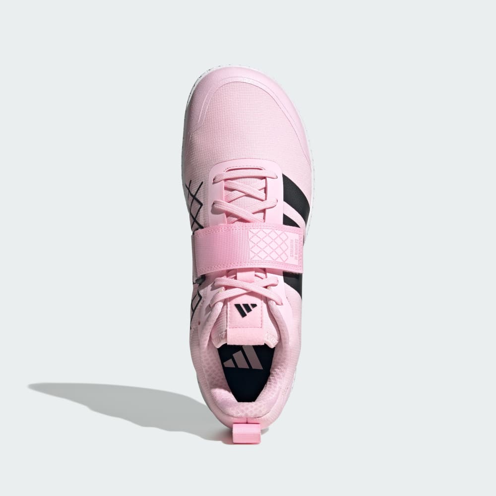 Кроссовки Adidas The Total Weightlifting Shoes, цвет Clear Pink/Carbon/Cloud White — фото 2