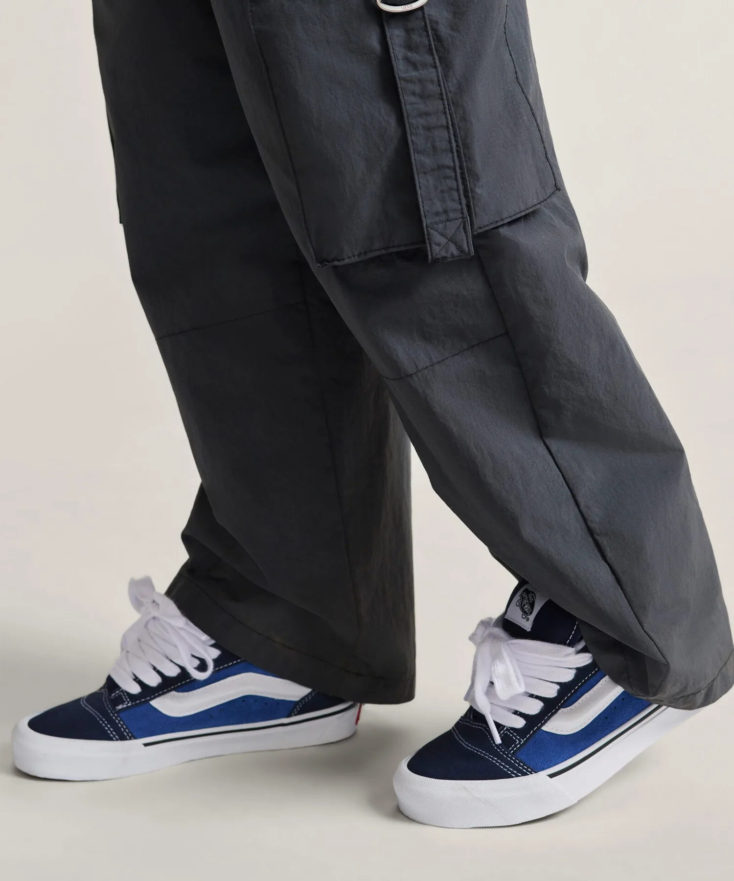 Кроссовки из натуральной кожи VANS New School Navy — фото 4