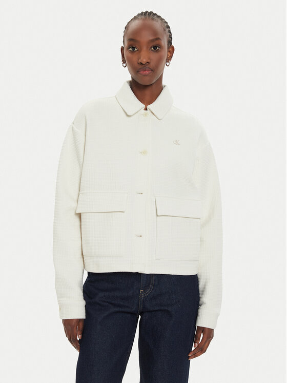 

Переходная куртка regular fit Calvin Klein, экрю