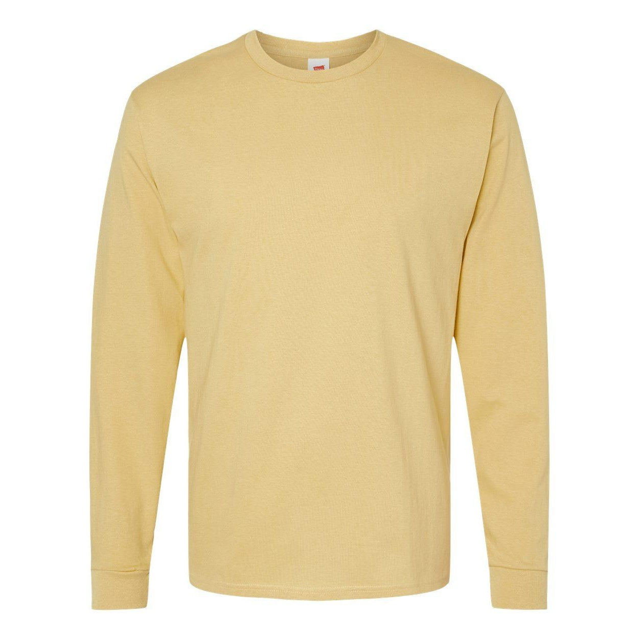 

Футболка Hanes Essential-T с длинным рукавом, цвет athletic gold